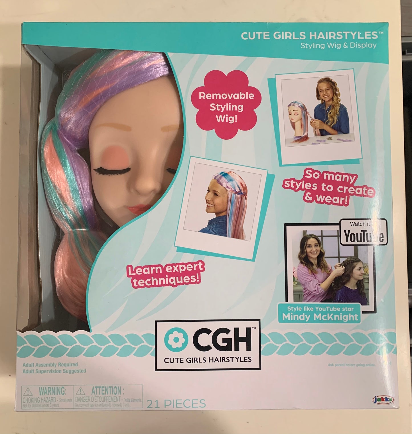 CGH Cute Girl Hairstyles Styling Head 70680