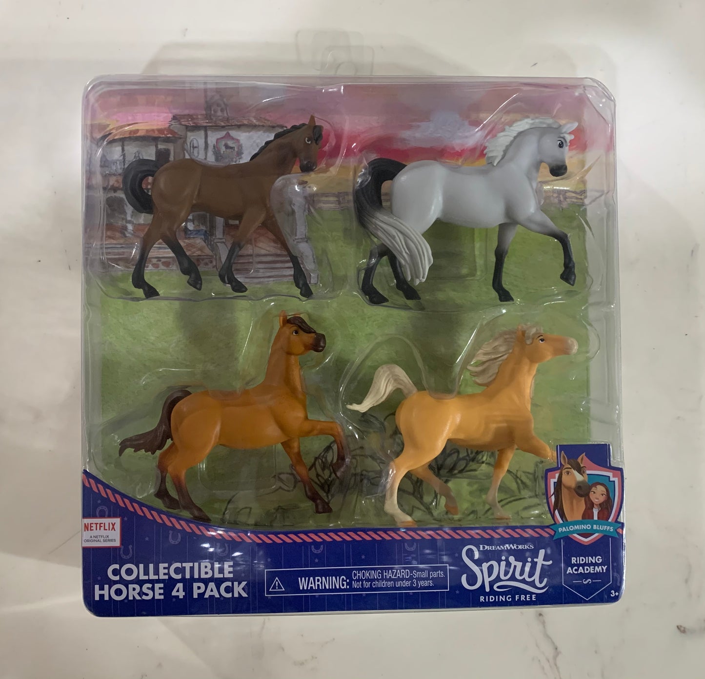 Spirit Riding Free Collectible 3” Horse 4-Pack 39369