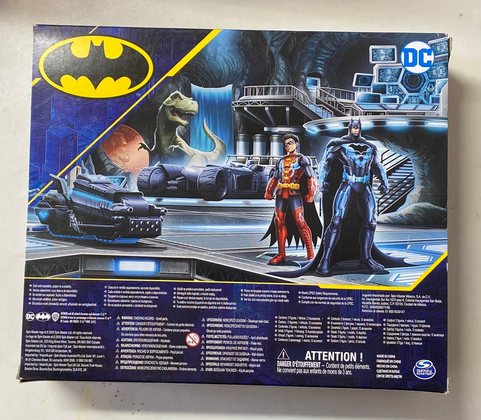 DC Comics Batman Moto-Tank Vehicle Batman with 4 Bane Lot