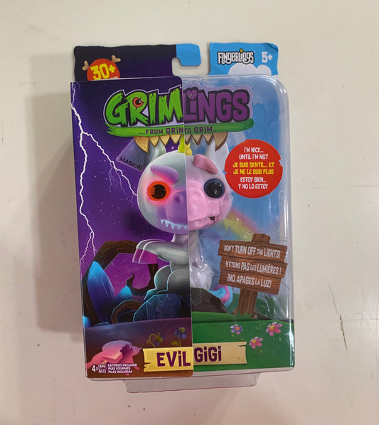 Fingerlings Grimlings Evil GiGi Unicorn 14333