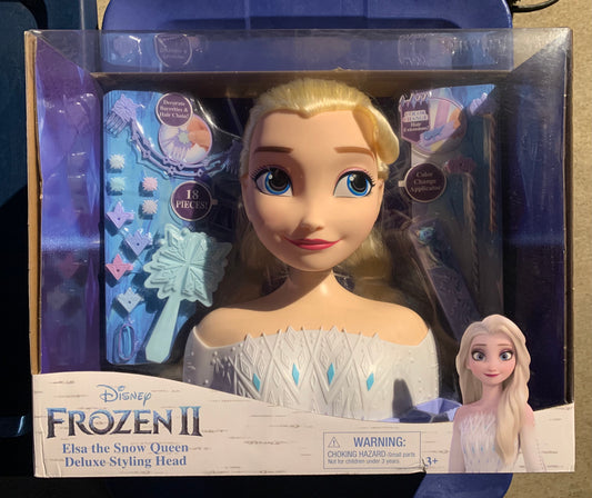 Disney Frozen 2 Elsa The Snow Queen Deluxe Styling Head 32796