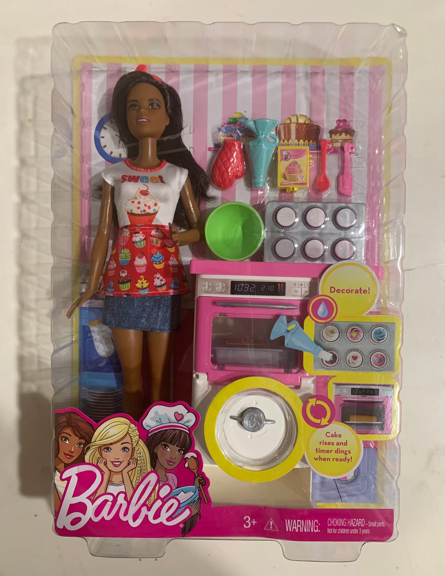 Barbie Cooking & Baking Chef Storytelling Doll Playset 56382