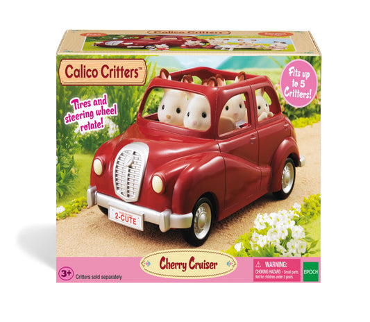 Calico Critters Cherry Cruiser Toy Vehicle For Dolls 22761