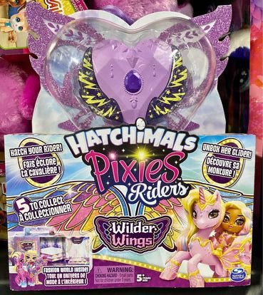 Hatchimals Pixies Riders Wilder Wings Magical Mel & Ponygator Glider Set 35556