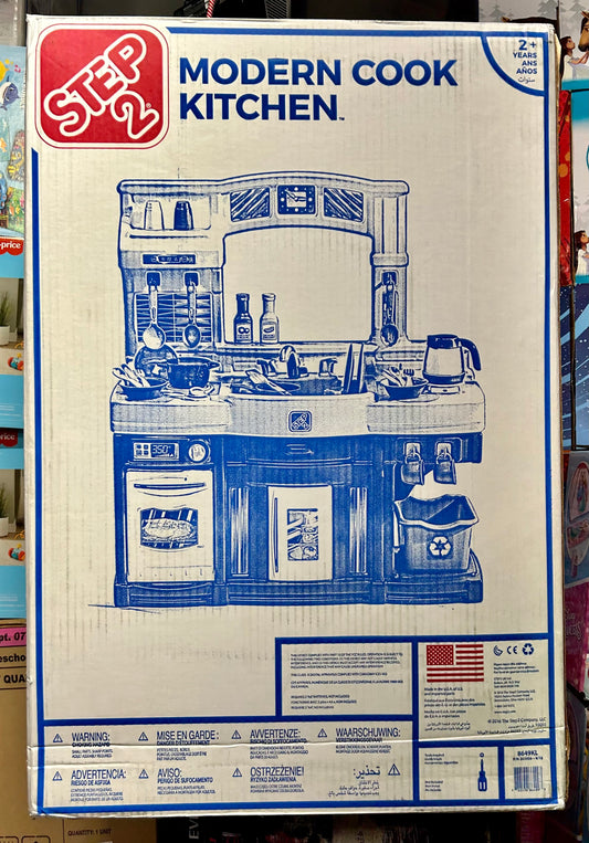 Step2 Modern Cook Gray Kitchen 86499