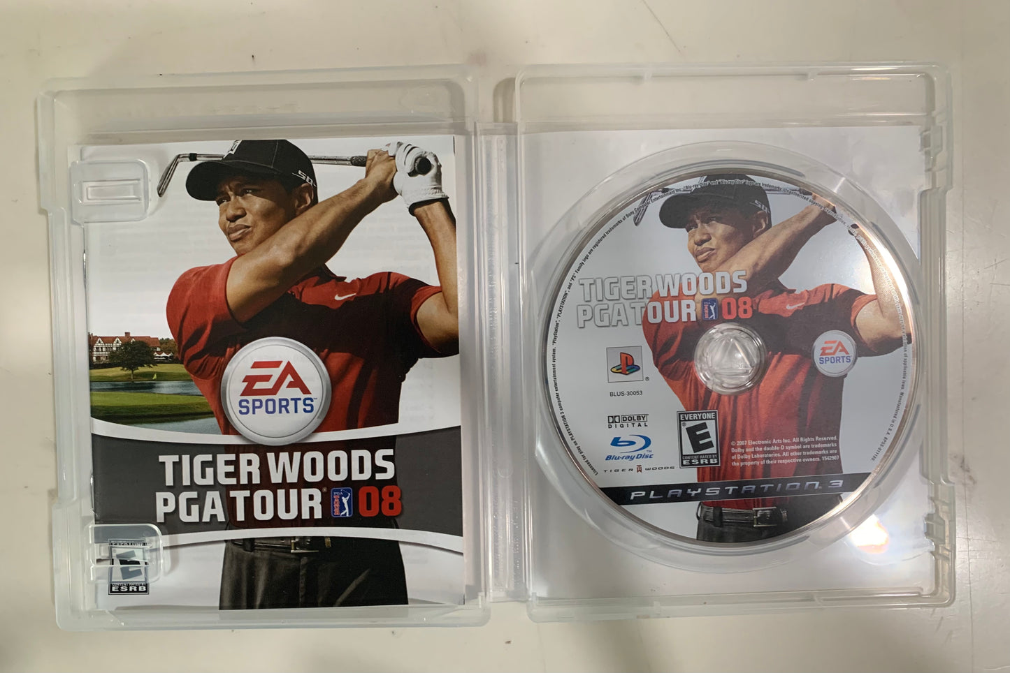 Tiger Woods PGA Tour 08 PlayStation 3 PS3 Game