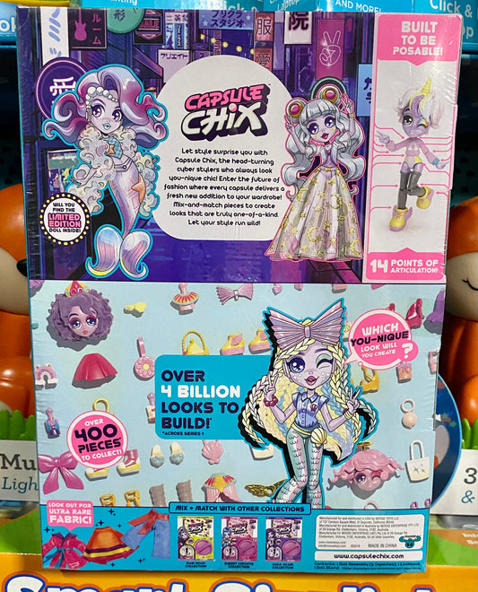 Capsule Chix Ctrl + Alt + Magic Collections 4.5” Doll With Capsule Machine 59202