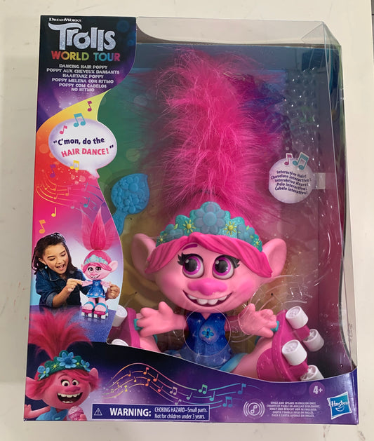 Trolls World Tour Dancing Hair Poppy Interactive Doll 727513