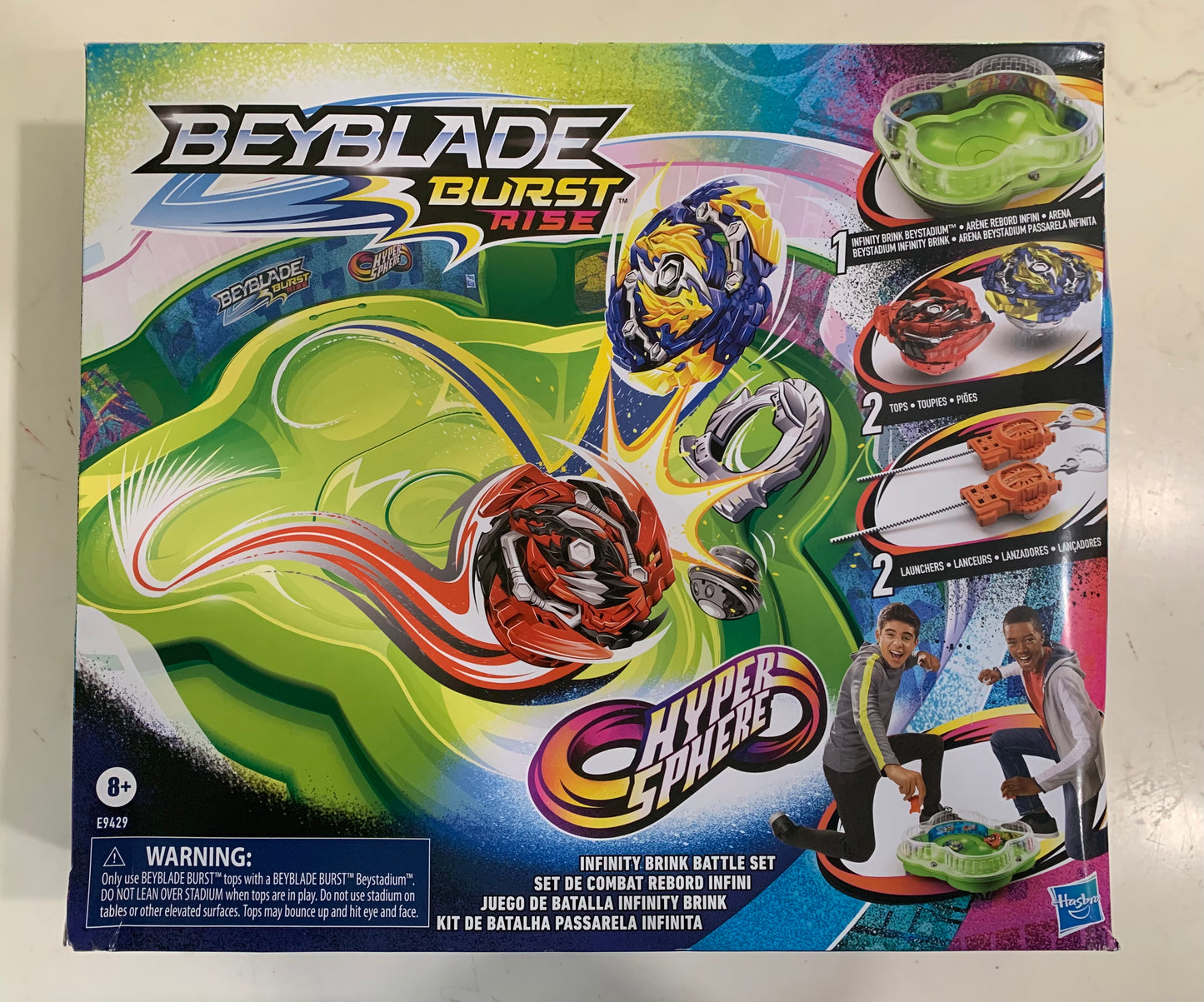 BeyBlade Burst Rise Hypersphere Infinity Brink Battle Set 95288