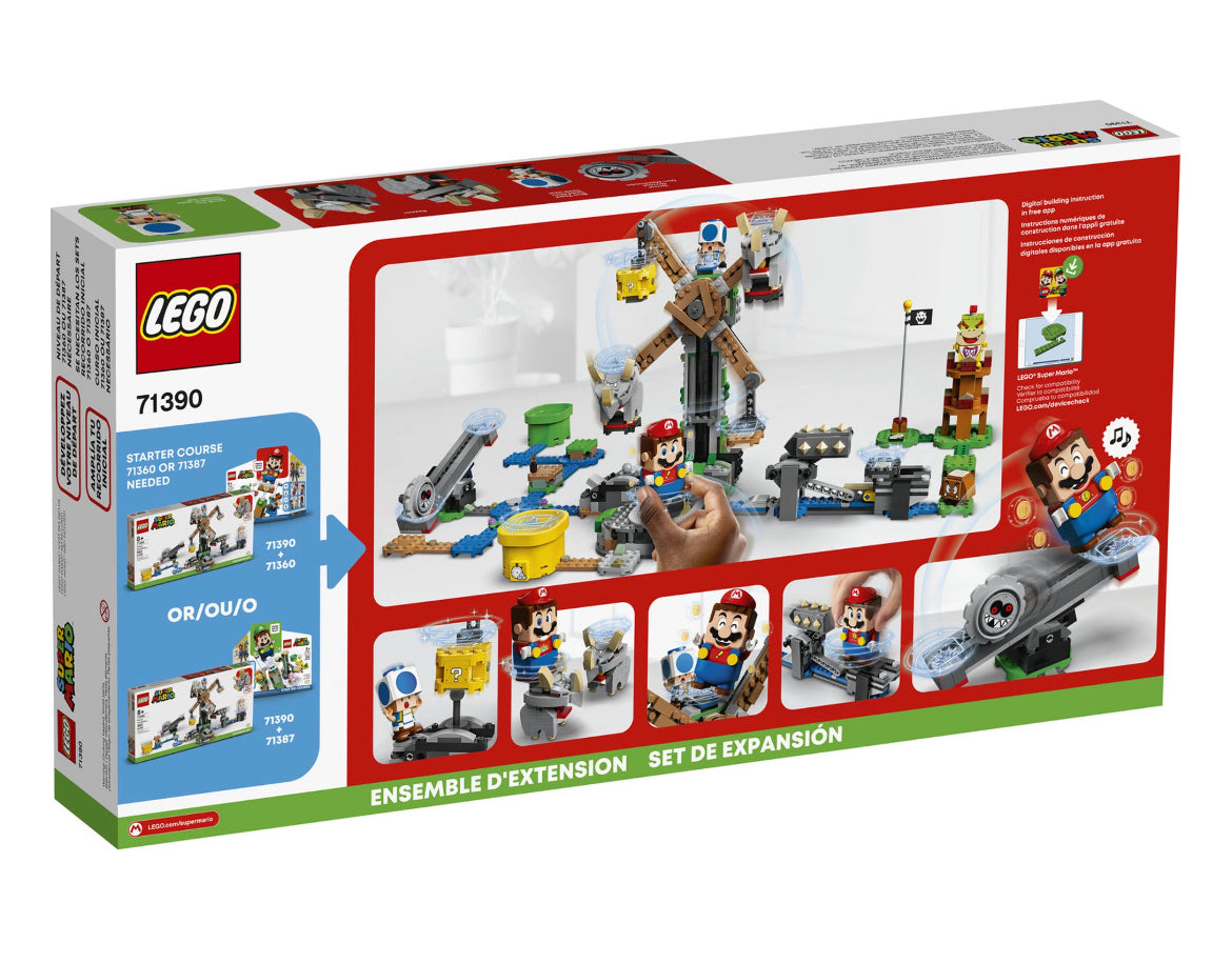 LEGO Super Mario Reznor Knockdown Expansion Set 71390 Cove Toy House