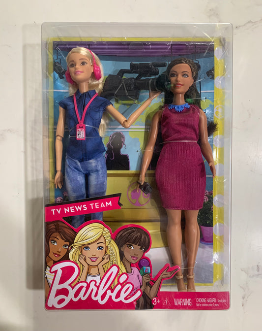 Barbie Careers TV News Team Playset 53171