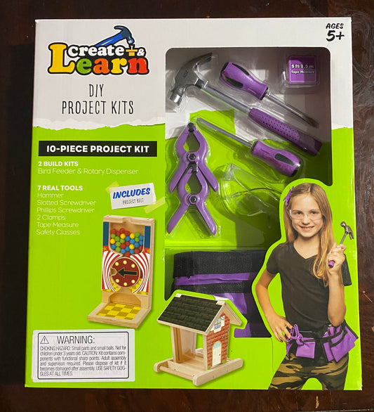 Create & Learn Kids DIY Children’s Wooden Project Kit 42288