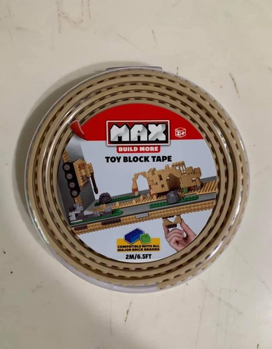 Max Build More Toy Block Tape Tan 02676
