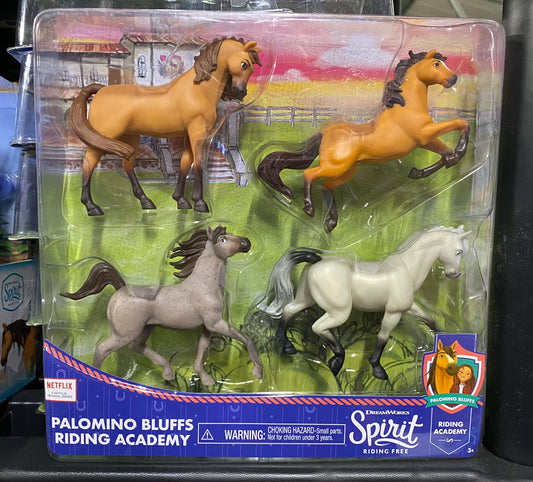 Spirit Riding Free Palomino Bluffs Riding Academy 4-Pack 39826