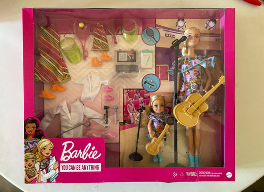 Barbie & Chelsea Careers Doctor, Tennis & Musician 2-Doll Set 86827
