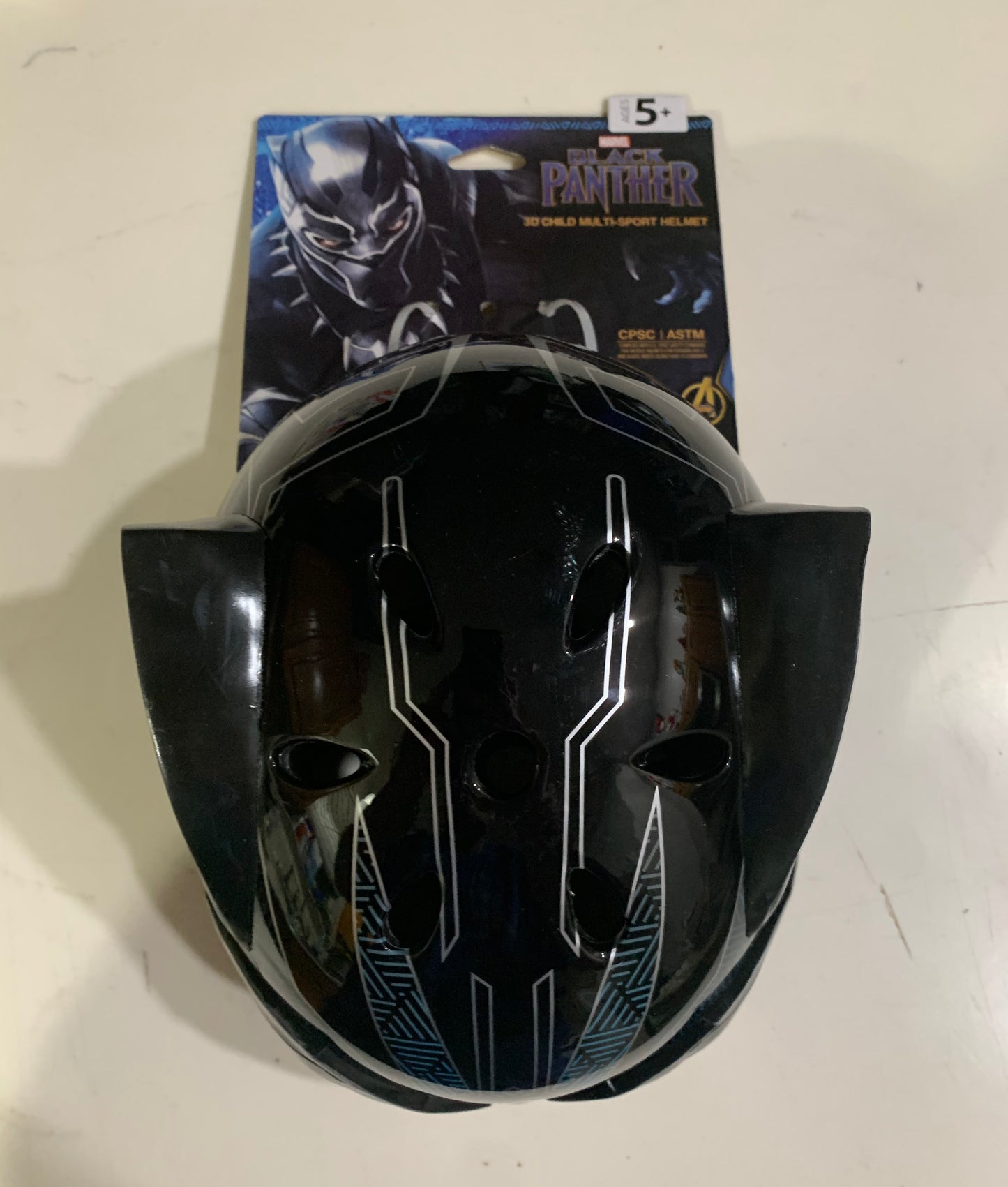 avengers helmet for bike Marvel Avengers Black Panther Child's Bike Helmet 98204 – Cove Toy House