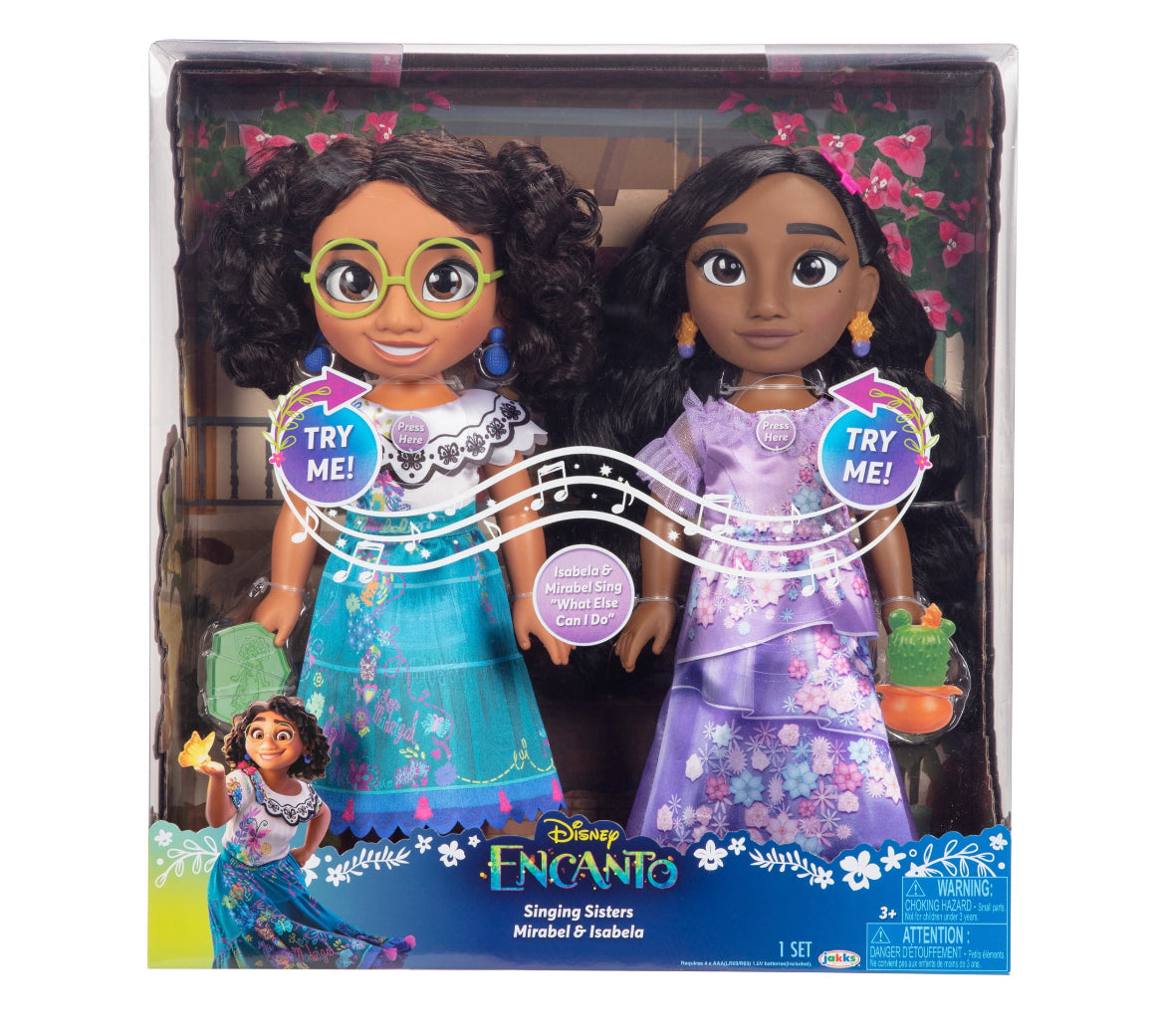 Disney Encanto Singing Sisters Mirabel & Isabela 14” Dolls 22439