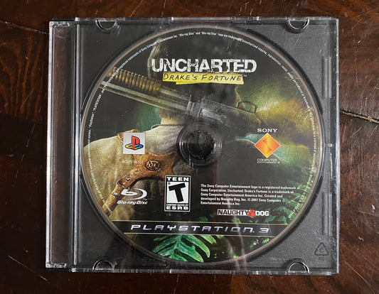 Uncharted Drake’s Fortune PlayStation 3 PS3 Game 81032-88