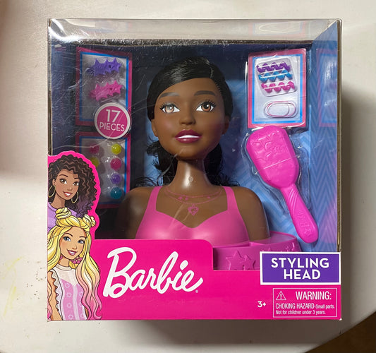 Barbie Small Styling Head - Black Hair 63713E