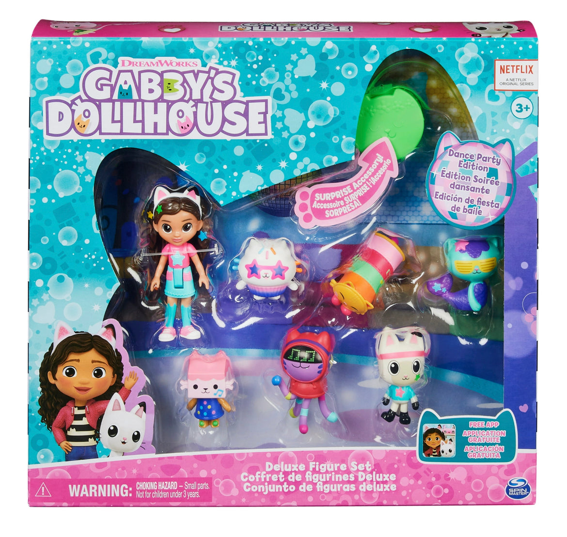 Gabby's Doll House Deluxe Figure Set Dance Party Edition 38089