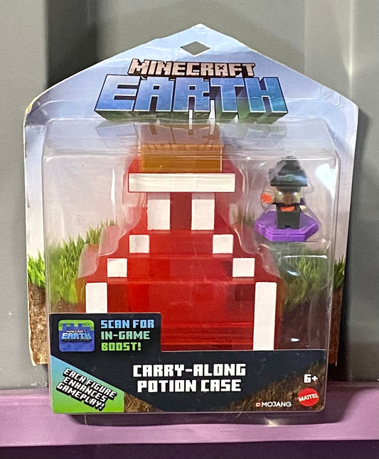 Minecraft Carry Along Potion Case W/ Figure