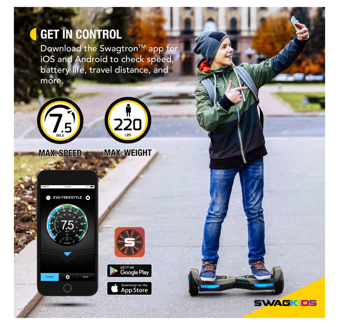 Swagtron hoverboard hot sale