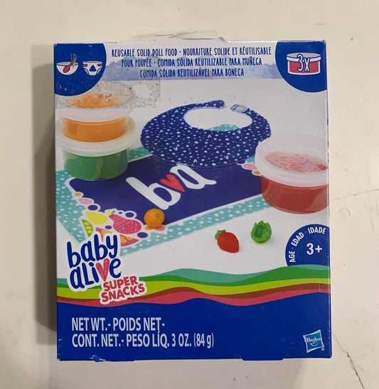 Baby Alive Super Snacks Reusable Solid Doll Food Refill Pack 586851