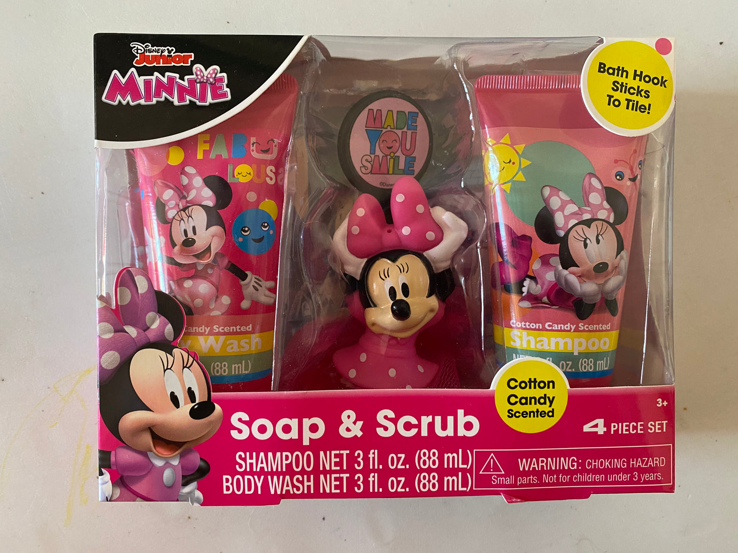 Disney Junior Minnie Mouse Soap & Scrub Shampoo & Body Wash Set 10871
