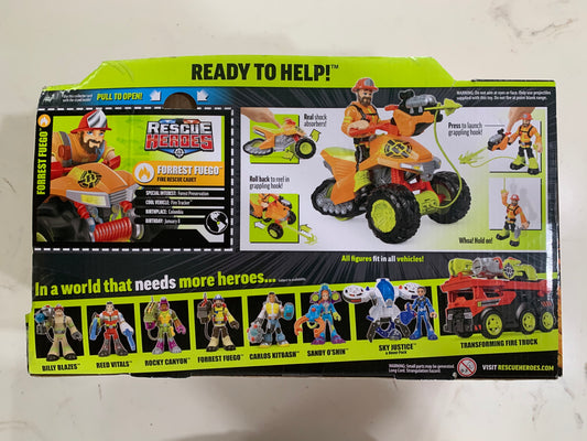 Rescue Heroes Forrest Fuego & Fire Tracker 77110