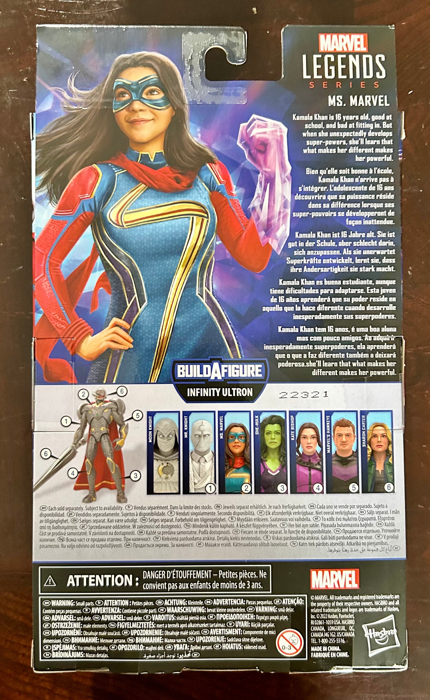 Marvel Legends Ms Marvel 6” Action Figure