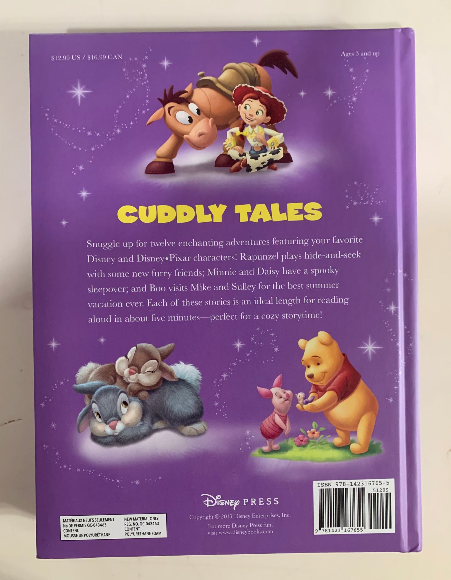 Disney 5-Minute Snuggle Stories Hardback Book 167655