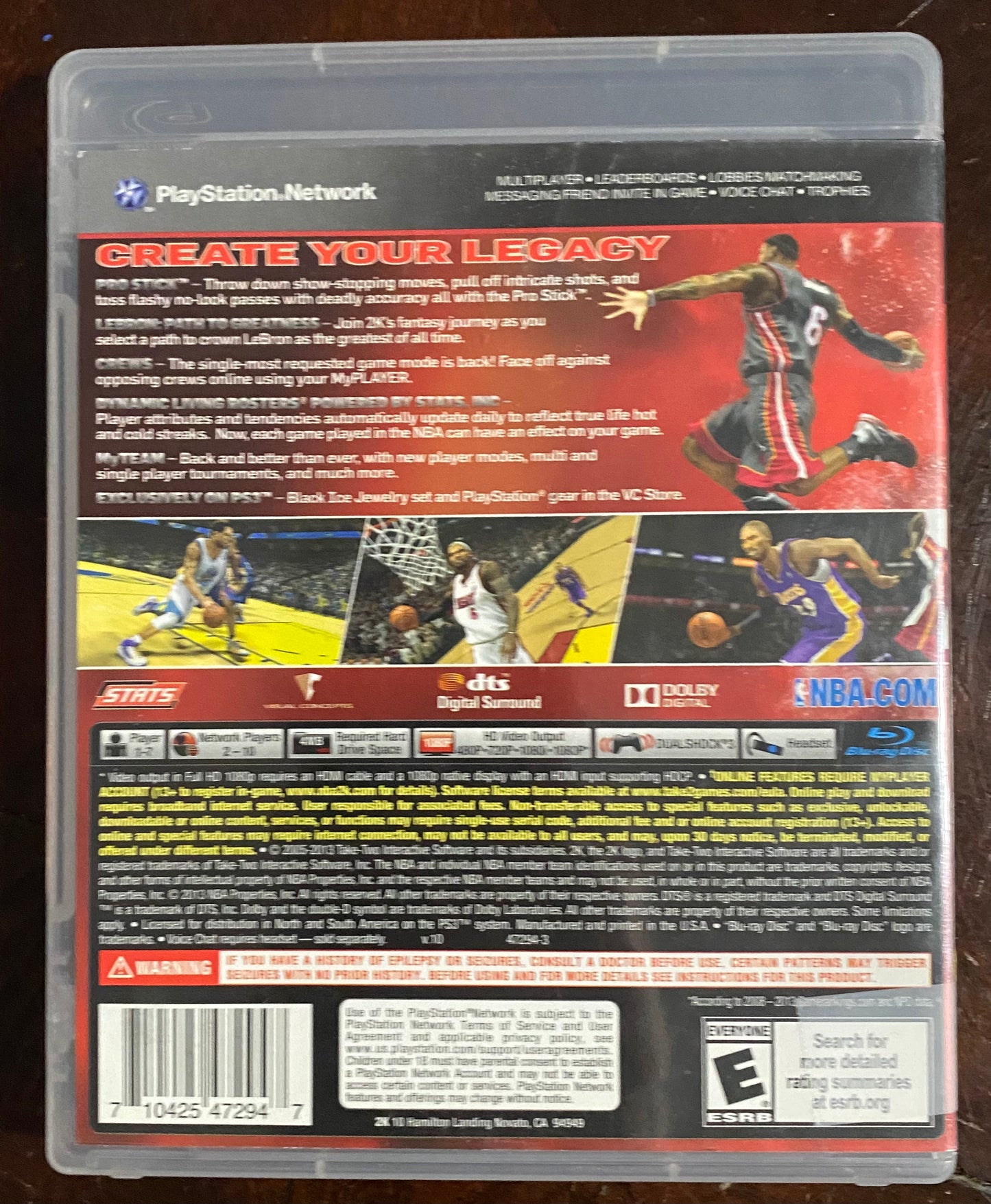 NBA 2K14 PlayStation 3 PS3 Game 47294-99