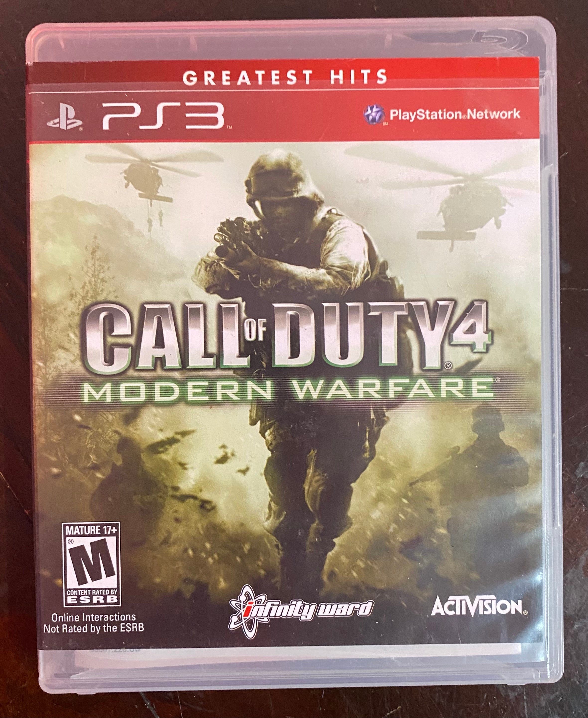 Call of Duty 4 Modern Warfare PlayStation 3 PS3 Game 84059-128 – Cove Toy  House