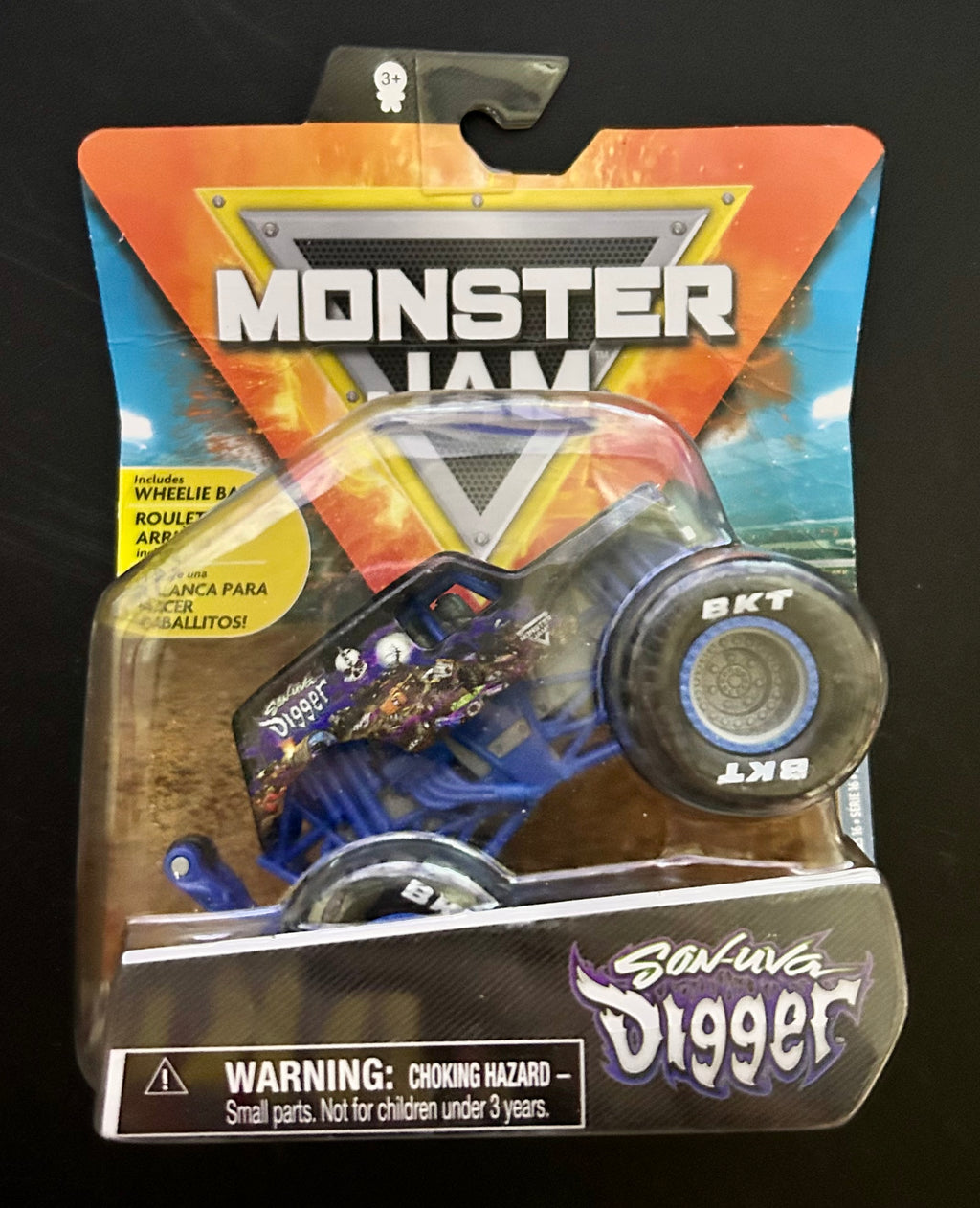 Monster Jam Son-Uva Digger With Wheelie Bar Monster Truck 1:64