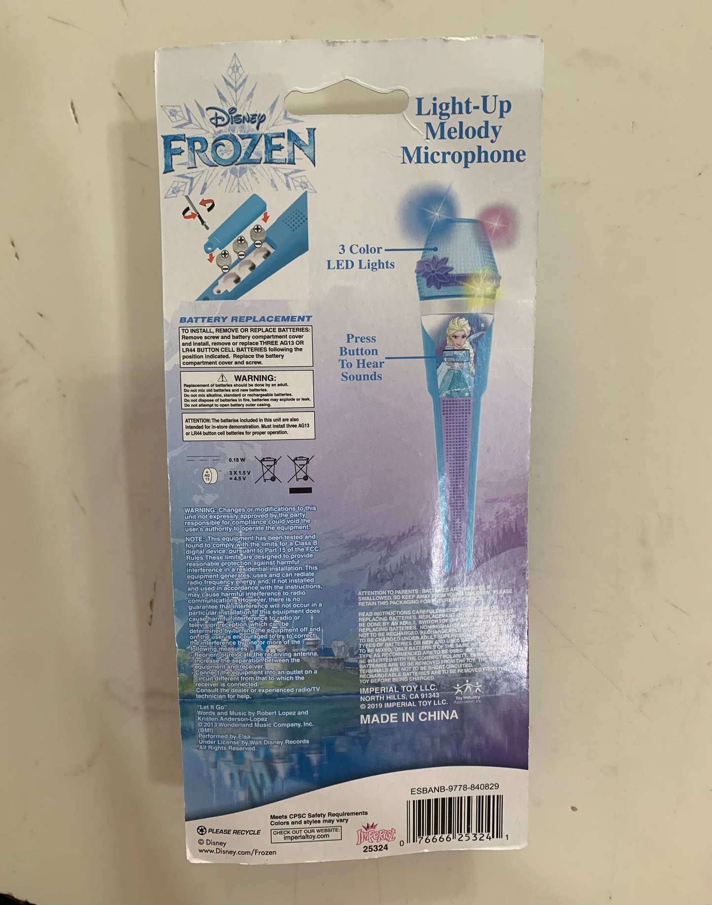 Disney Frozen 2 Light-Up Melody Microphone 25324