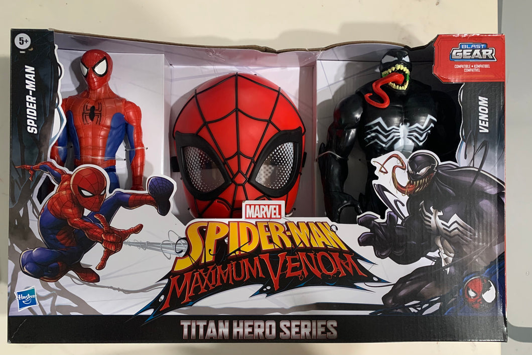 Marvel Spider-Man Titan Hero Series Blast Gear 12 Inch Action Figure