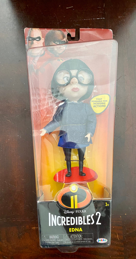 Disney Pixar Incredibles 2 Edna 8” Doll 52417