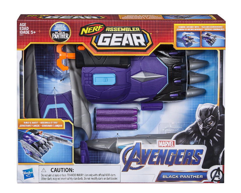 Nerf Assembler Gear Marvel Avengers Black Panther Blaster 75666 – Toy House