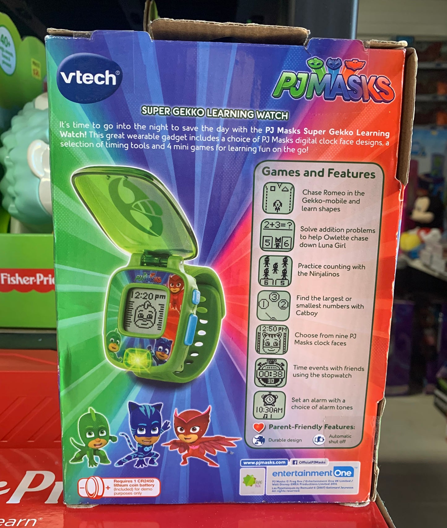 VTech PJ Masks Super Gekko Learning Watch 758809