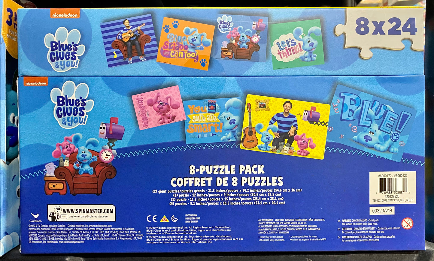 Blue’s Clues & You! 8-Pack Puzzle Set 32887