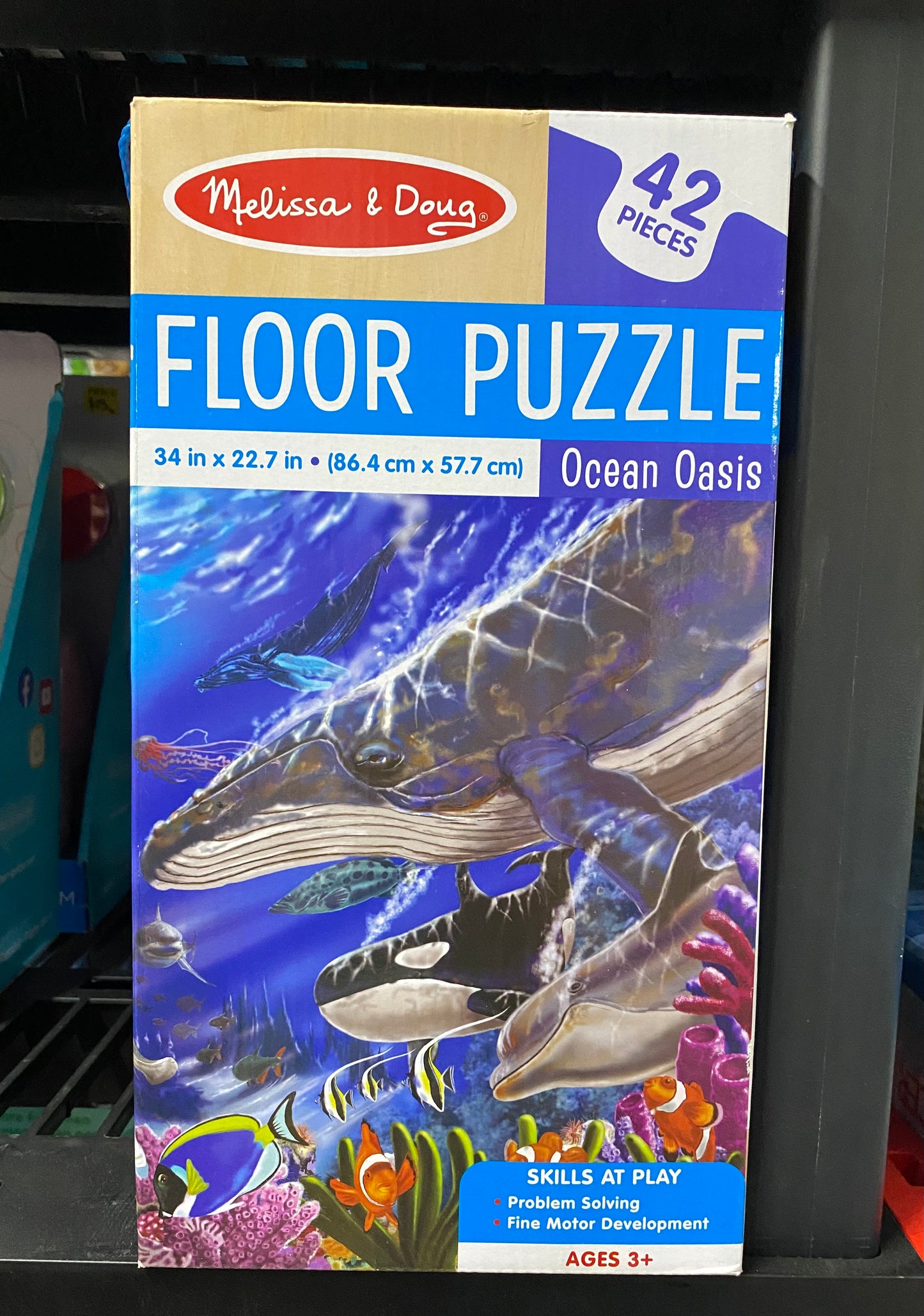 Melissa & Doug Ocean Oasis Floor Puzzle 95058