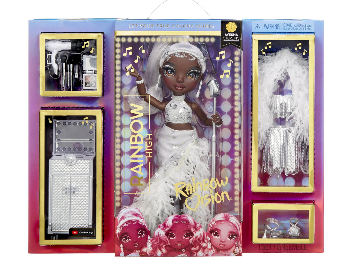 Rainbow Vision High Divas Ayesha Sterling Fashion Doll 58272