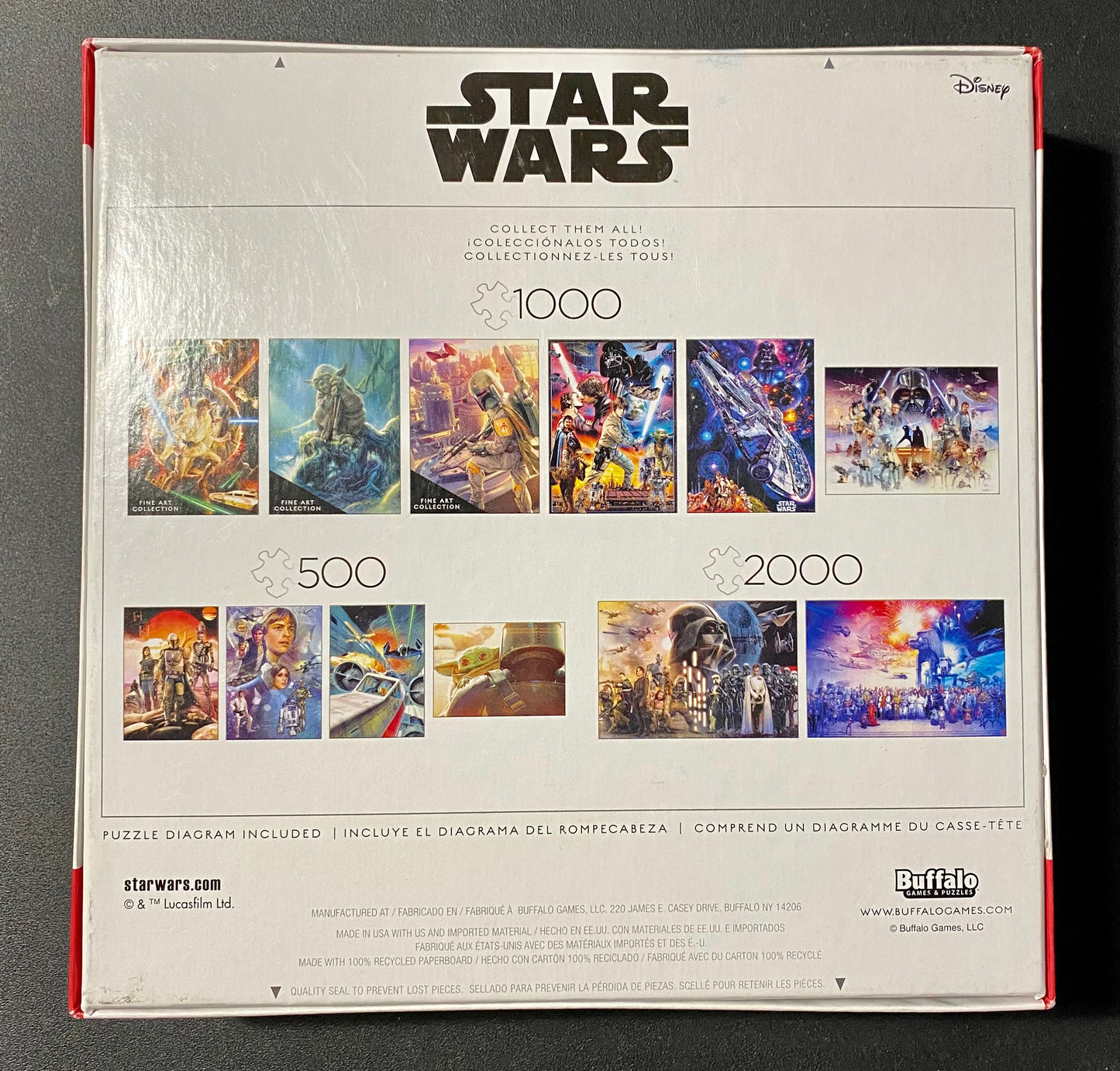 Star Wars Mandalorian The Child Baby Yoda 500 Pcs Jigsaw Puzzle 03368