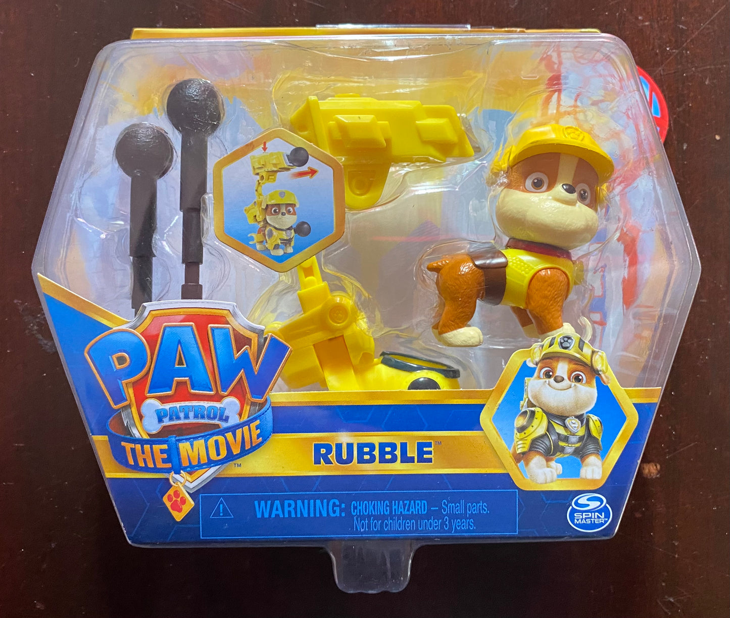 Paw Patrol The Movie Rubble Action Figure 39890