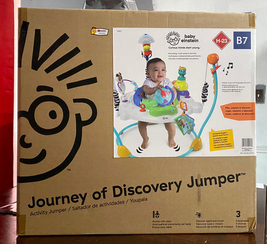 Baby Einstein Journey of Discovery Jumper Activity Center with Lights and Sounds