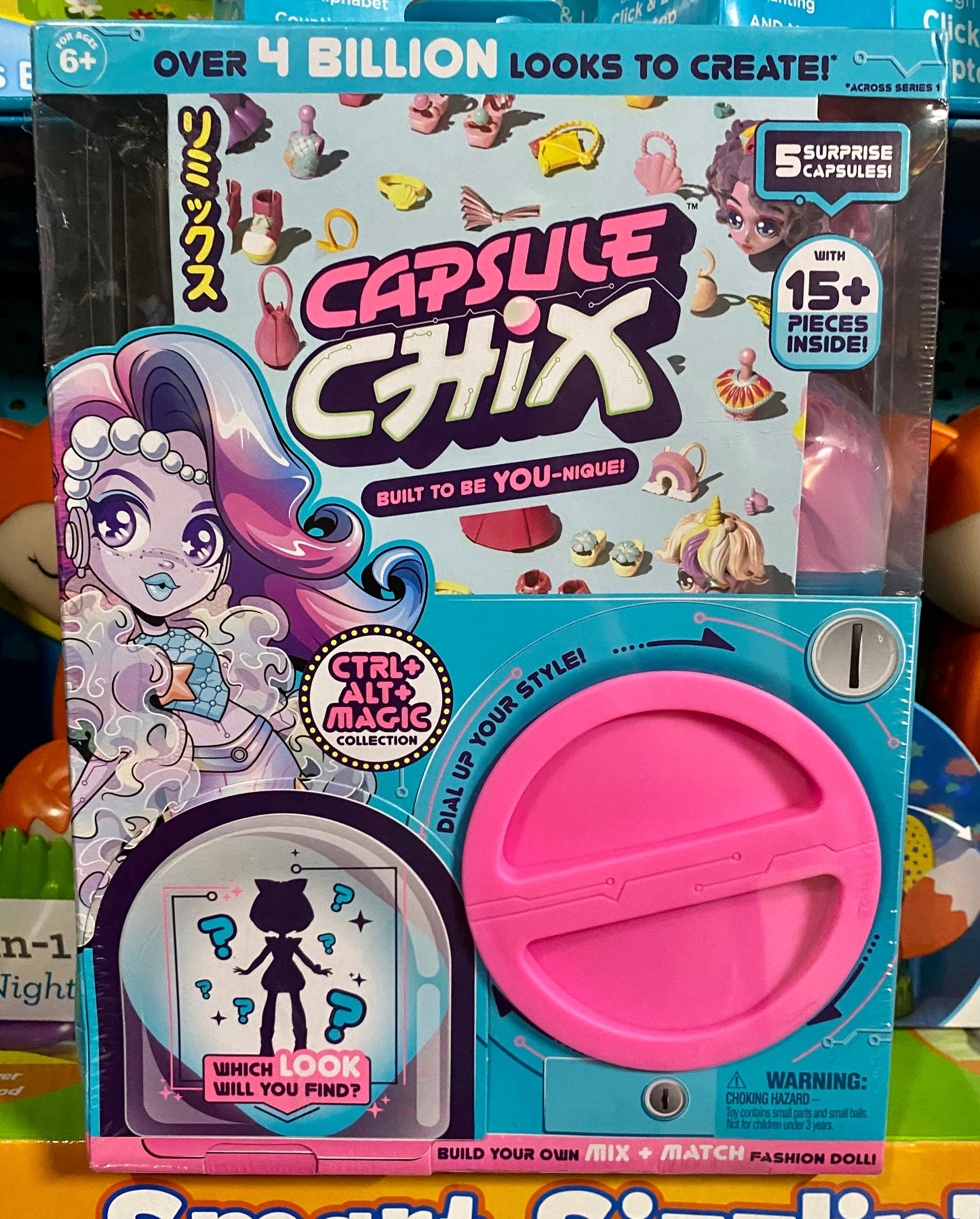 Capsule Chix Ctrl + Alt + Magic Collections 4.5” Doll With Capsule Machine 59202