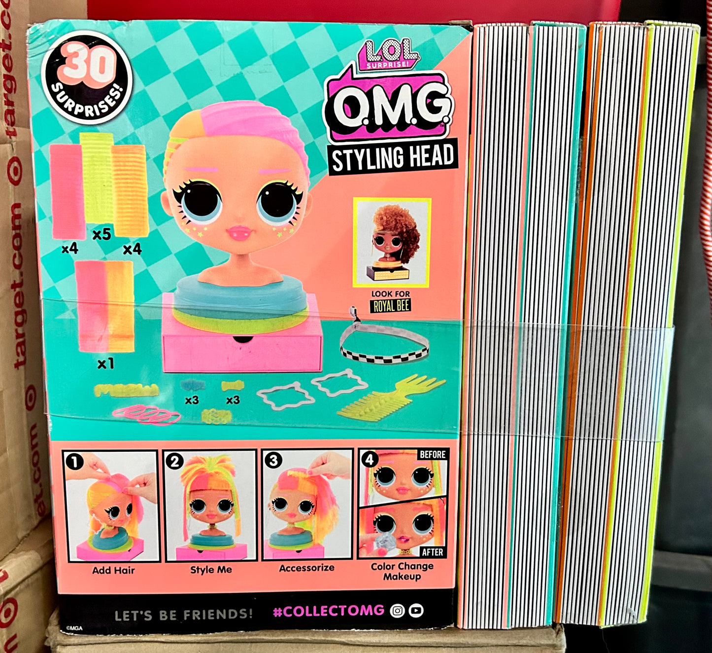 LOL Surprise! OMG Styling Head Neonlicious Set 56596