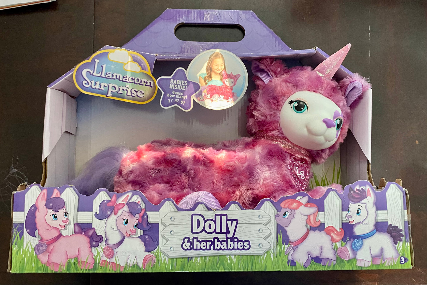 Llamacorn Surprise Dolly the Llama/Unicorn & Her Babies 42564