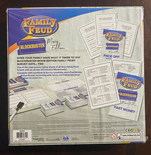Family Feud Board Game BlockBuster Movie Edition 32842