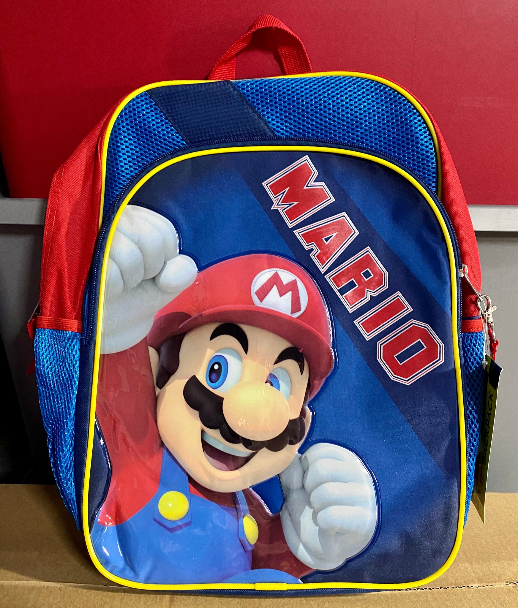 Mario Shop Super Mario Backpack With Lunch Box For